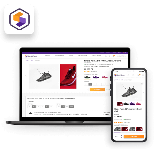 Logishop - Bővíthető B2B webshop megoldás az online növekedés támogatására