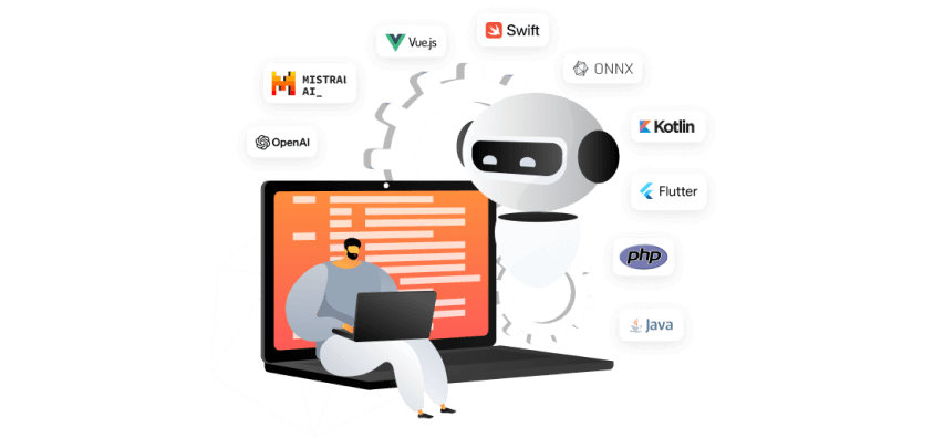 Custom web development, mobile application development, software development