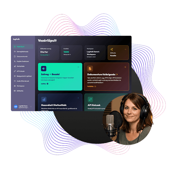 Logitalk | Professzionális magyar szövegfelolvasó AI