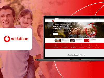 2009 óta támogatjuk IT outsource szolgáltatással a Vodafone-t