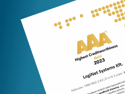 Ötödik éve szerezte meg a LogiNet Systems a Dun & Bradstreet tanúsítványát