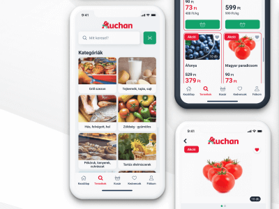 Átalakult az Auchan mobil alkalmazás: új design, korszerűbb funkciók