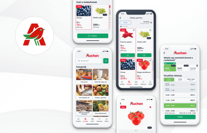 Átalakult az Auchan mobil alkalmazás: új design, korszerűbb funkciók