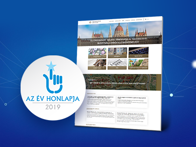Év Honlapja díjas az Országos Bírósági Hivatalnak készített weboldalunk