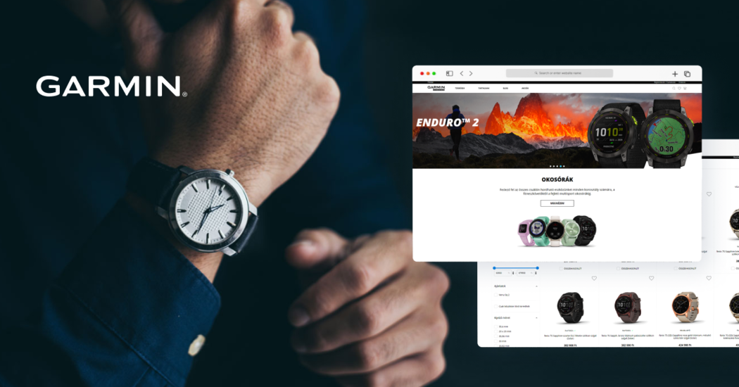Garmin's lifestyle webshop has been renewed by LogiNet