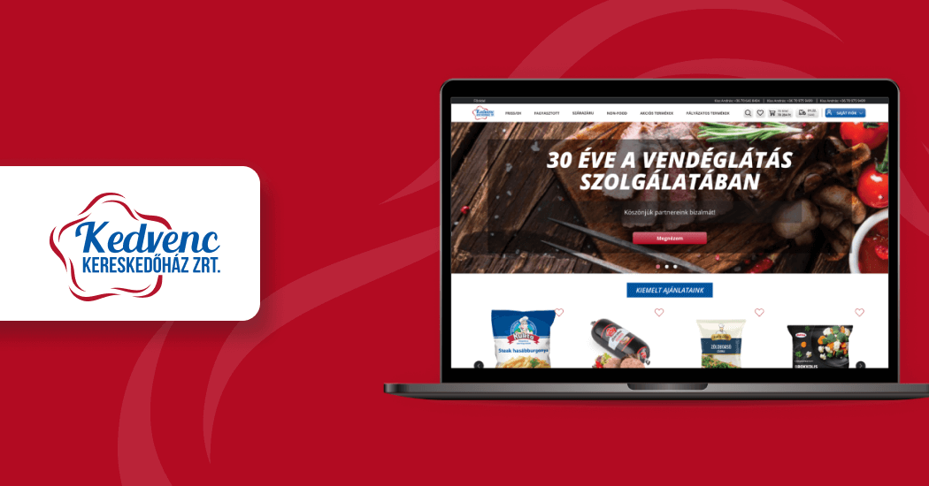 Új B2B webshop készítés a Kedvenc Kereskedőháznak
