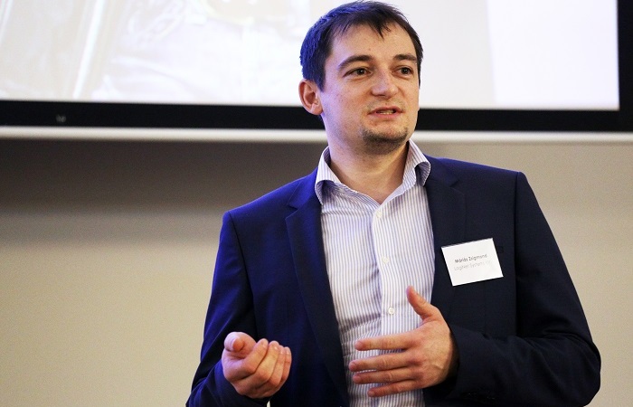 Máriás Zsigmond, a LogiNet ügyvezetője is előadott közös, IBM-LogiNet-K&H nagyvállalati workshopunkon