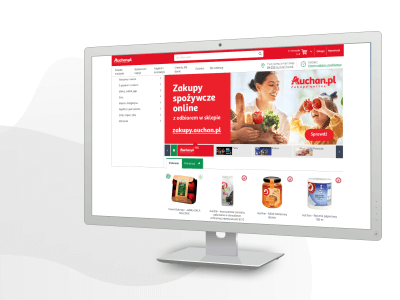 Megújult a lengyel Auchan e-commerce rendszere