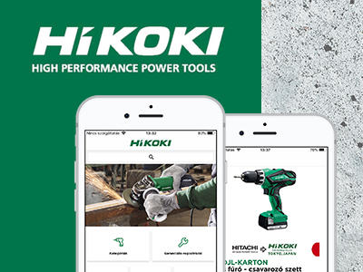 Mobil app + ügyfélélmény B2B-ben? Katalógus applikációval erősít a HiKOKI!