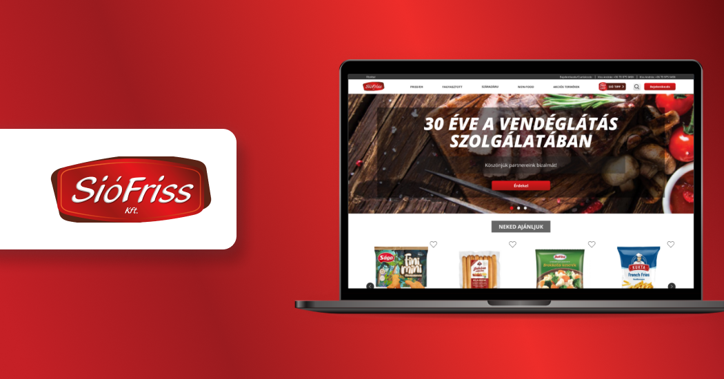 B2B webshopot indított a nagykereskedelmi FMCG-szektorban működő Sió-Friss