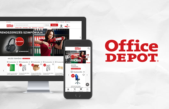 Cégünk fejlesztette Magyarország vezető irodaszer-beszállítójának megújuló webáruházát.