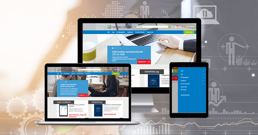 Innovatív webáruházat adtunk át a Wolters Kluwernek