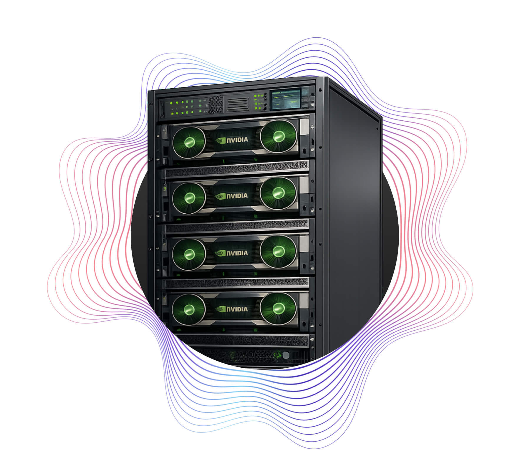 On-Premise GPU szerver rack NVIDIA kártyákkal