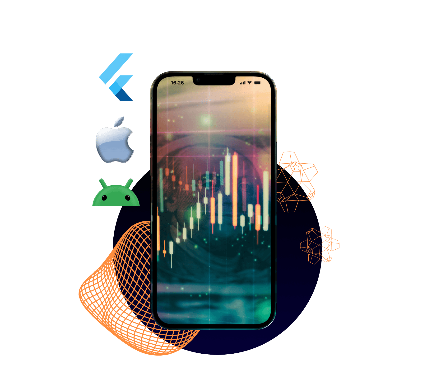 Native iOS, Android, and Flutter cross-platform comparison