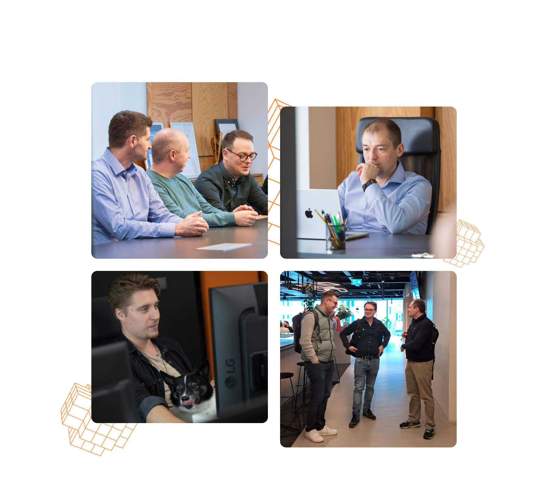 LogiNet csapat munka közben