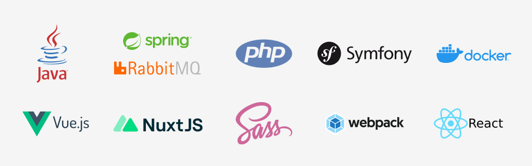 Kompetenciák, technológiák a LogiNetnél: PHP | Java | Symfony | Devops | Kotlin | Swift | Vue.js