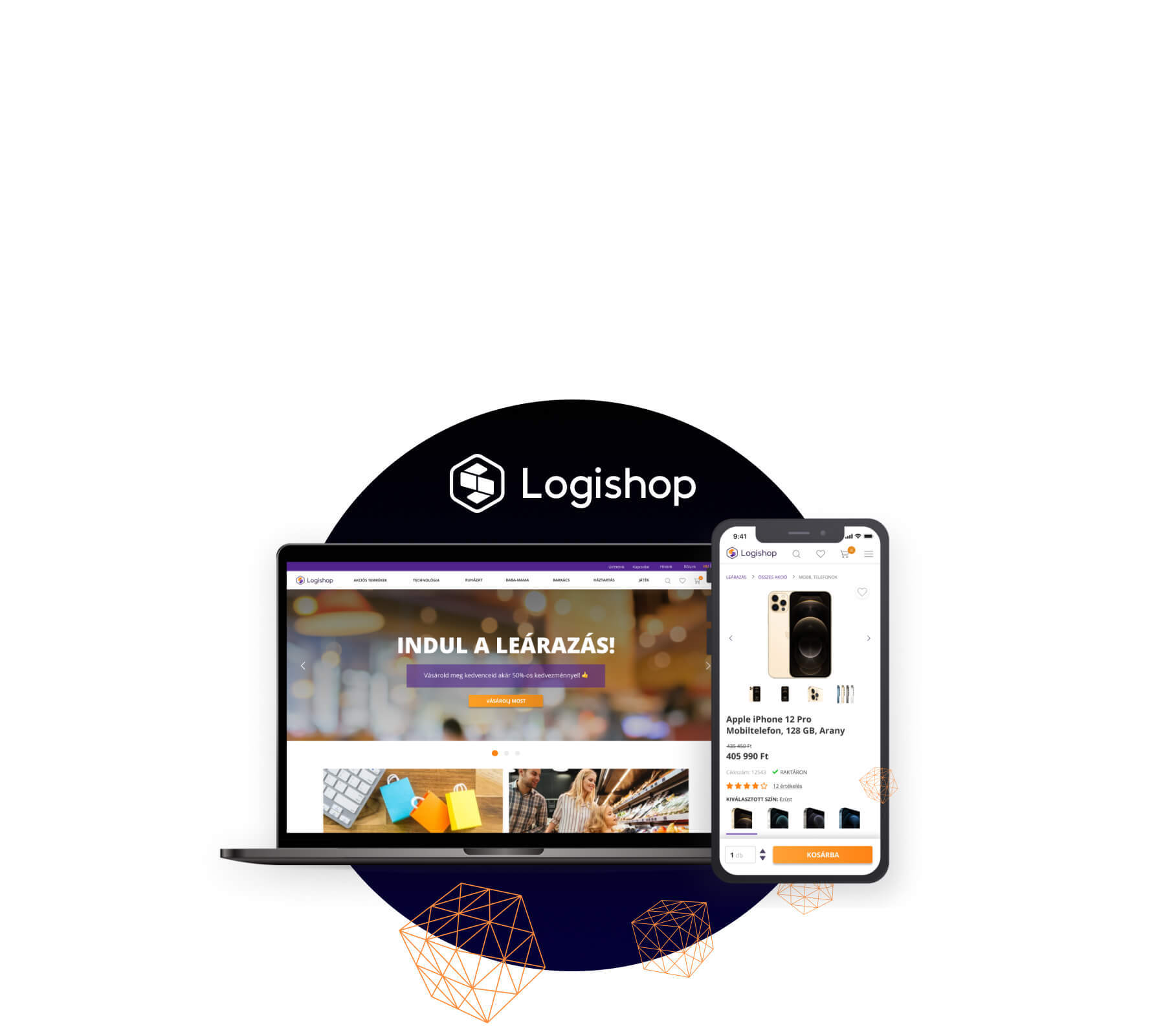 Növekedj a LogiNet saját termékével, a Logishop webshoppal - webshop készítés gördülékenyen